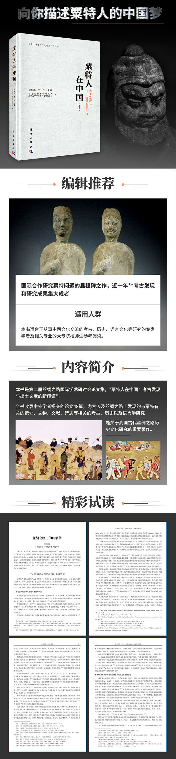粟特人在中国 ー考古発現与出土文献的新印証（上下巻）